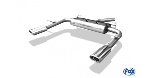 Fox endschalldämpfer 115x85 - endschalldämpfer,