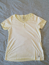 Soccx Damen Bluse Gr. 44/XXL, Gelb, Baumwolle,