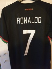 Org. Trikot Portugal schwarz Nr. 7 Ronaldo Größe S Top- Zustand