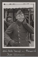 Bester Freund und Kamerad - RAD Arbeitsmann Ingo Salzmann - WK2 Foto 8x12cm