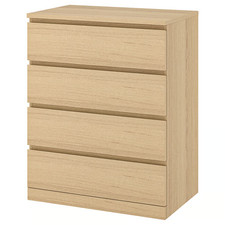 IKEA MALM Kommode 4 Schubladen