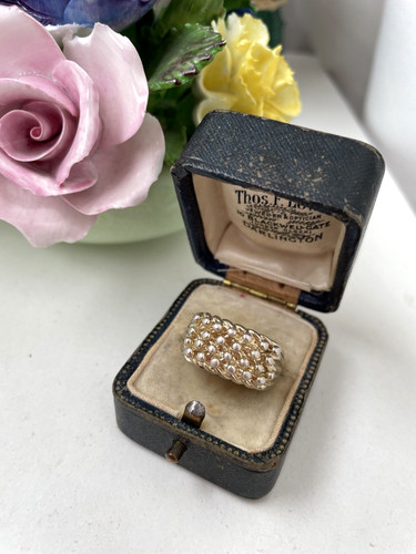 Vintage modernist gold washed - vintage,