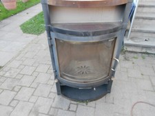 Scheibe Kaminofen Kago München  halbrund,  große Scheibe