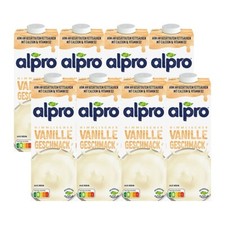 Alpro Vanille, 1 Liter, 8er