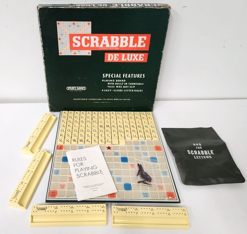 Vintage 1973 scrabble luxe - de,