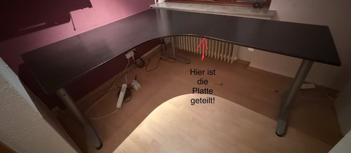 Schreibtisch ikea schwarzbraun - schreibtisch,