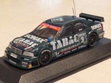 1:43 Mercedes C-Class DTM 1994 R.Asch #3 grün Minichamps neuwertig + Acrylbox