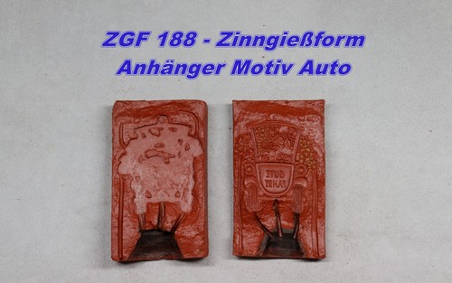 Zinngießform anhänger - -,