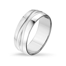 Männer Ring, Herren Ring   -925er Sterling Silber - Inkl. GRAVUR-819