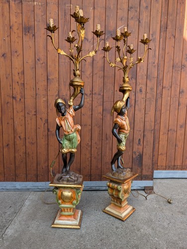 Vintage stehlampe - 2x,