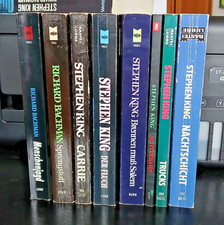 Stephen King - Richard Bachmann Bücher Achterbahn Trucks Salem Fluch Carrie