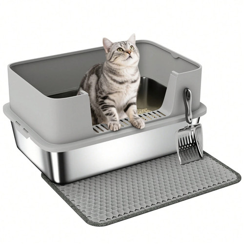 Pawhut katzentoilette aus - pawhut,