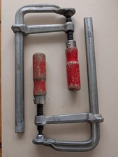 2 BESSEY Ganzstahl-Schraubzwingen 250x120