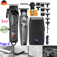 Haarschneider Haarschneidemaschine Profi 3 in 1 Trimmer Rasierer Bart Hair Akku