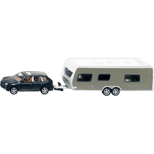 Siku pkw mit wohnwagen - siku,