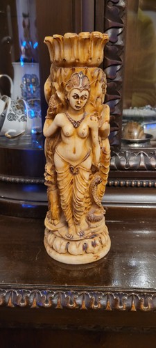 Vintage vase aus kunstharz - vintage,