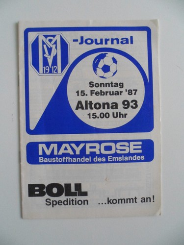 Meppen altona 1986 87 - sv, 93