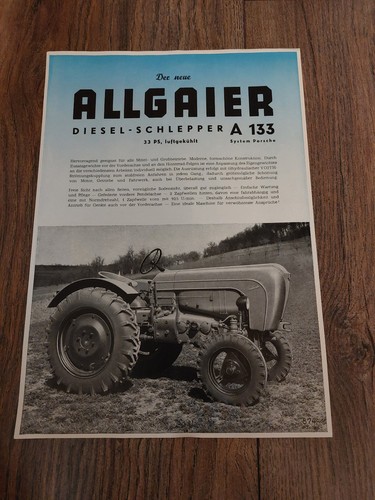 Original prospekt allgaier - original,