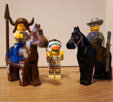 Lego Figuren 2x Indianer 1x