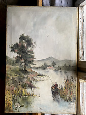 :: ÖL AUF LEINWAND LANDSCHAFT