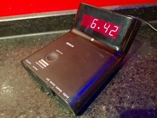 Bosch ULW2. Terminuhr/Wecker. Einmaliges Design/ca. 1983. 80.er. Mit Verpackung 