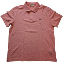 Gant Herren Poloshirt Polohemd Shirt Polokragen - Baumwolle / Elastan Gr L  rosa