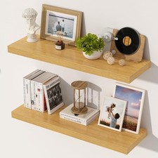 Wandregal Holz 60cm Eiche