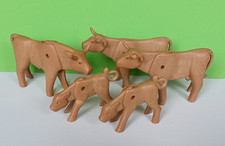 Playmobil Sammlung Tiere aus u.a. Set 3716, 7042 Rinder Bulle Kalb Bauernhof R1