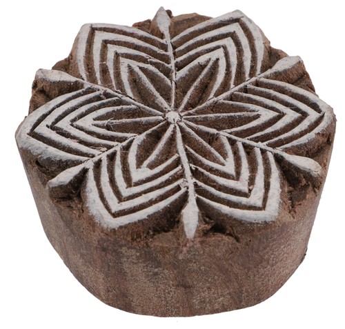 Indischer textilstempel holz - indischer, textilstempel,