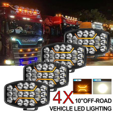 4x E9 Fernscheinwerfer Jumbo 320 FF H7 Zusatz-Scheinwerfer LED Positionslicht