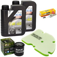 Wartung für Vespa GTS 250 ie i.e. 06-11 Set Öl 2L Luftfilter Ölfilter Zündkerze