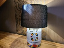 LED-Tischlampe aus einer echten Bitburger 5 L Bierfaß Bierdose Lampe Grau Dose