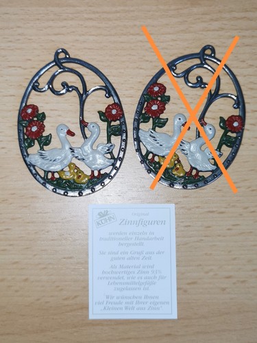 Kühn zinnanhänger gänse - kühn,