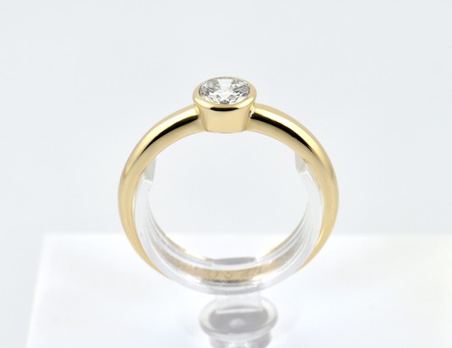 Diamant solitär ring 585 - diamant,