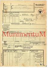 Frachtbrief OESLAU b. COBURG