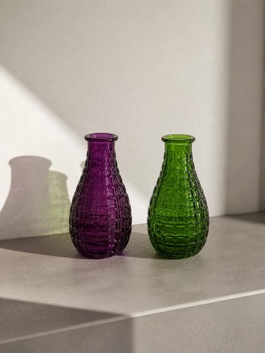 Vintage glas vase set - vase,
