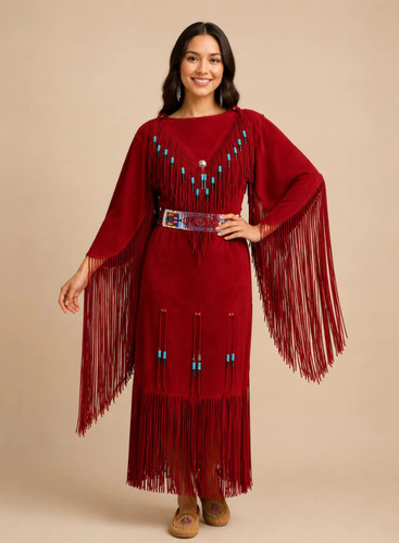 Damen premium leder western - leder,