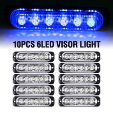 10Stk Auto 6LED Frontblitzer