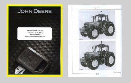 John deere traktor - traktor, 6610