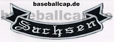 Rückenpatch Rückenaufnäher Sachsen Biker Rückenschleife Aufnäher Embleme 33