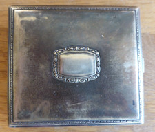 Antikes Zigarettenetui Alpacca Neusilber guter Zustand ca. 1920ger keine Gravur