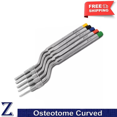 Zahnimplantat osteotom gebogen - osteotom,