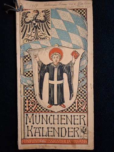 Münchener kalender für 1919 - kalender,