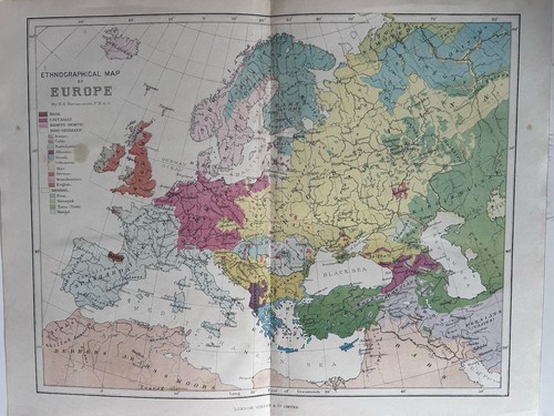 1876 ethnographische karte - ethnographische,