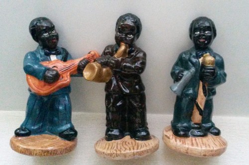 Farbige jazz band figuren - jazz,