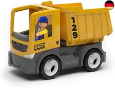 Build Sandkasten Spielzeug für Kinder ab 3 Jahre - großer Kipper mit Fahrer - S