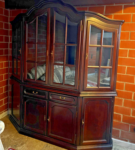 Mahagoni wohnzimmerschrank mit - mahagoni,