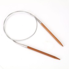 Bambus rundstricknadel mit - bambus,