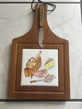 Servier Holzbrett Speiseplatte Schneideplatte Käse Antipasti Wurst Deko Obst