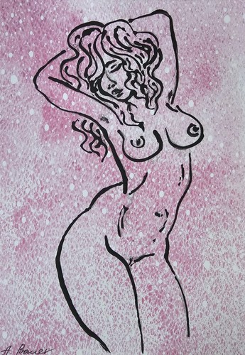 Aquarell auf papier - auf,